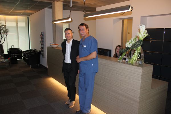 Andreas Krämer with Dr Bijan Feriduni