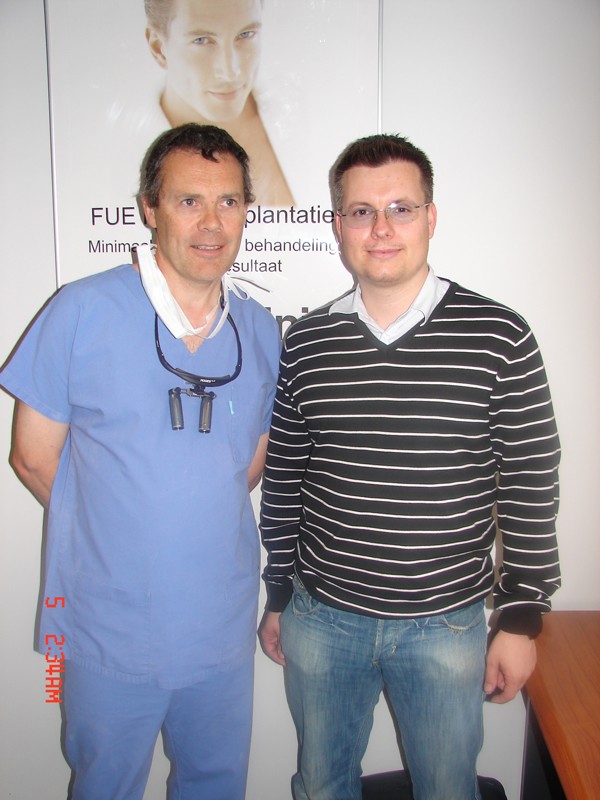 Dr De Reys left, Andreas Krämer right