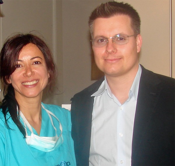 Dr. Melike Külahçı left, Andreas Krämer right